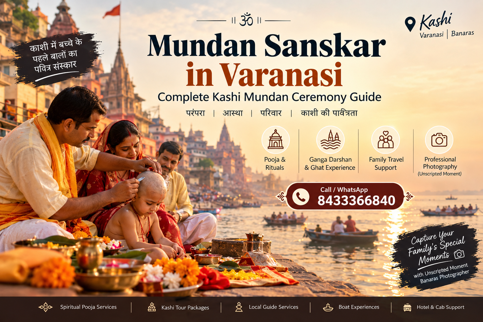 Mundan Sanskar in Varanasi: Complete Kashi Mundan Ceremony Guide